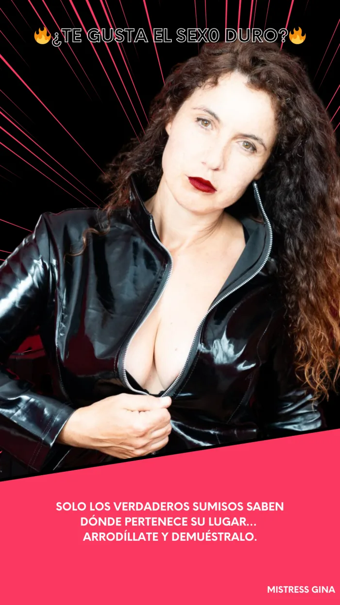 MISTRESS GINA SESIONES ONLINE, VIAJES, SEXTING