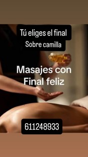 MASAJE RELAJANTE EN CAMILLA CON FINAL FELIZ
