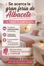 DÍSPONIBLE HABITACIÓN ALBACETE