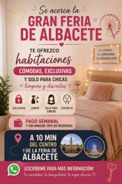 HABITACIÓN EXCLUSIVA CHICAS, ALBACETE