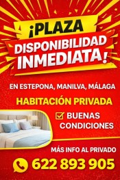 PLAZA DISPONIBLE, CUPO REDUCIDO... MANILVA COSTA ESTEPONA