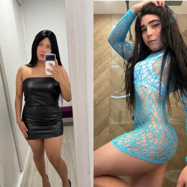 2 CHICAS TRANS MUY CACHONDA Y FIESTERAS