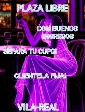 ¡¡¡PLAZA DISPONIBLE!!! CON BUENOS INGRESOS