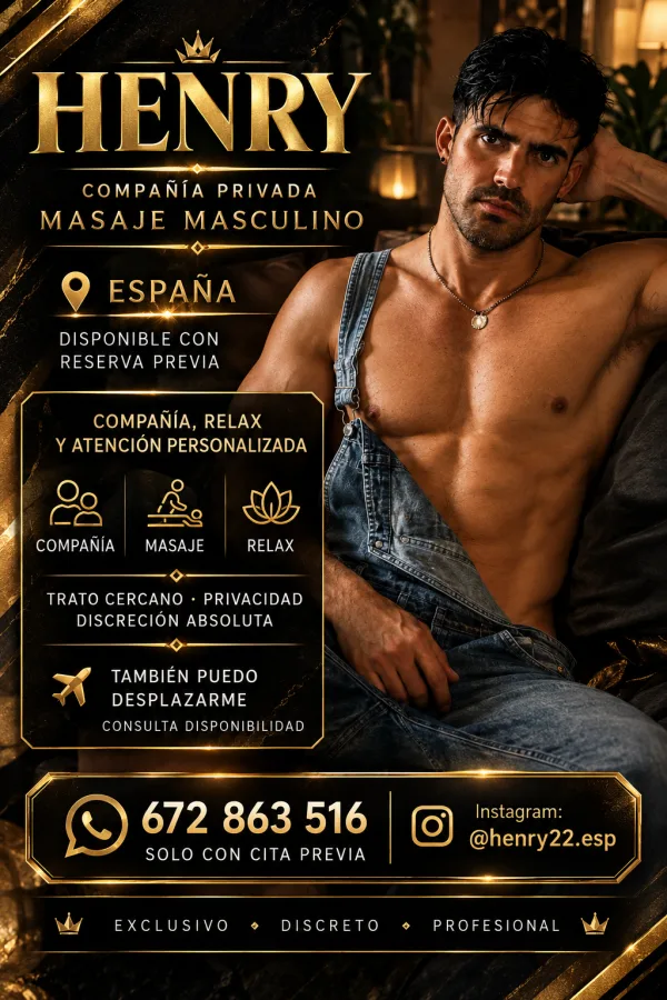 •• COMPAñíA PRIVADA &AMP; MASAJES PARA HOMBRES &AMP; MáS ••