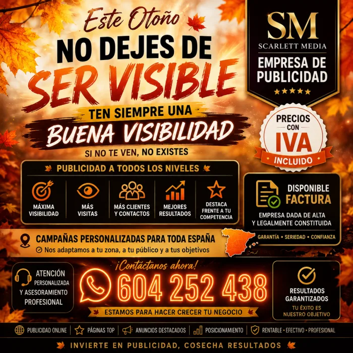 BUSCAS MáS VISIBILIDAD PúBLICIDAD EFECTIVA TODA ES