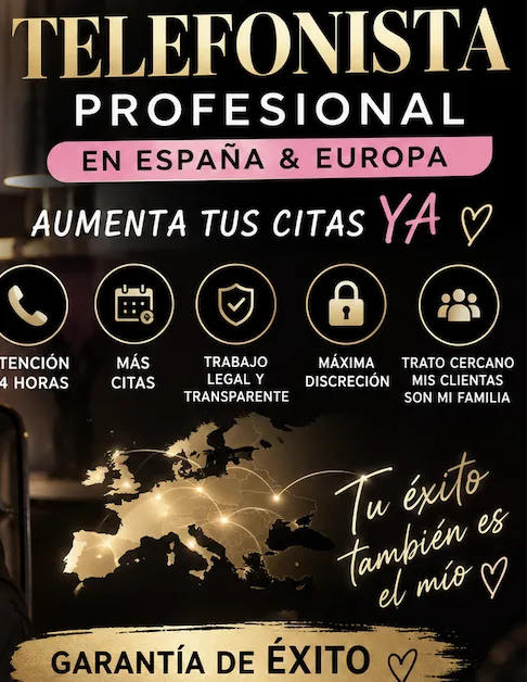 AUMENTA TUS CITAS YA! TELEFONISTA EN ESPAÑA EUROPA