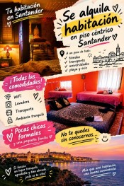 ALQUILER HABITACIONES CENTRO SANTANDER