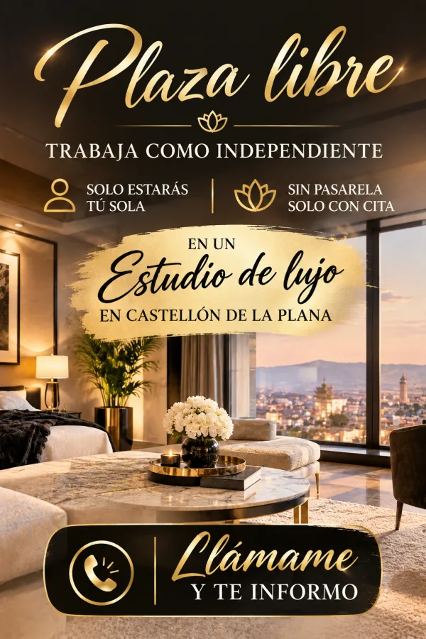 JOVEN, BUENA PRESENCIA PLAZA ZONA TURíSTICA
