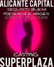 ALICANTE CENTRO BUENA PLAZA DE TRABAJO. CASTING CHICAS DE 18 A 35