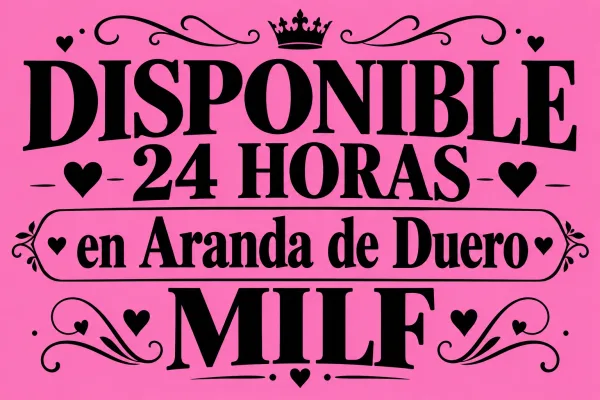 DISPONIBILIDAD TODO ESTE MES DE OCTUBRE